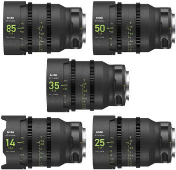 NiSi Athena Prime Kit (14/25/35/50/85mm) Canon RF