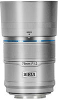 Sirui 75 mm 1:1,2 Sniper AF Sony E-Mount Silber Metall