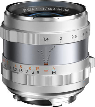 Thypoch Simera 50mm f1.4 Leica M silber