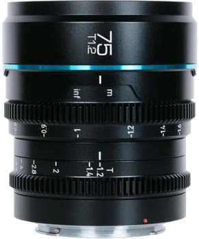 Sirui 75mm T1.2 S35 Cine Black L-Mount
