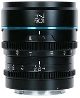SIRUI SI-781353, SIRUI Night Walker 75mm T1.2 S35 Cine Objektiv (Schwarz, X-Mount)