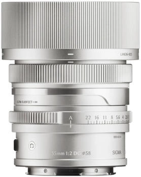 Sigma 35mm f2 DG DN Contemporary L-Mount silber