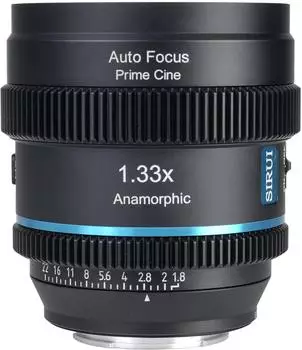 Sirui 20mm T1.8 Anamorphic 1.33X L-Mount Blue Flare