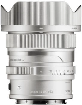 Sigma 24mm F2 DG Contemporary L-Mount silber