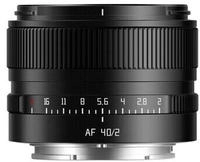 TTArtisan 4351143, TTArtisan AF 2/40 mm, Sony E-Mount FF schwarz, Objektiv