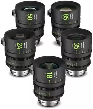 NiSi Aureus Prime Cine Optik Set PL-Mount (18/T1.4, 24/T1.4, 35/T1.4, 50/T1.4, 85/T1.4) (AUREUS PL-KIT)