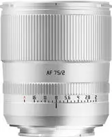 Ttartisan 4350443C, TTARTISAN AF 2/75 mm, Sony FE FF silber, Objektiv