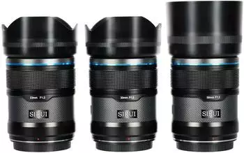Sirui Sniper 23/33/56mm F1.2 APS-C Autofokus Objektiv 3er-Set, schwarz (X-Mount) (AS-3S-XB)