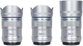 Sirui Sniper 23/33/56mm F1.2 APS-C 3-Linsenset, silber (Nikon Z-Mount)