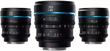 Sirui Nightwalker T1.2 S35 Kino-Objektiv-Set 24mm, 35mm & 55mm L-Mount (MS-3SLB)