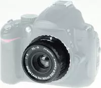 Anton & Holga Objektiv 60mm f/8, Manual Focus Lens for Nikon DSLR Camera