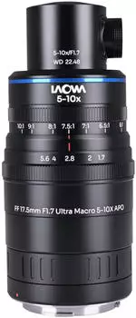 LAOWA Aksen 17.5mm f1.7 Ultra Macro 5-10x APO Sony E Coaxial Illumination