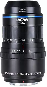 LAOWA Aksen 45mm f2.8 Ultra Macro 1-5x APO Nikon F