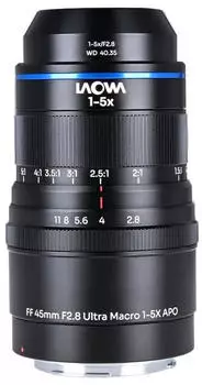 LAOWA Aksen 45mm f2.8 Ultra Macro 1-5x APO Fuji X