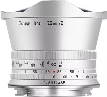 TTArtisan 7.5mm f2 Canon RF silber