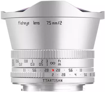 TTArtisan 7.5mm f2 Fuji X silber