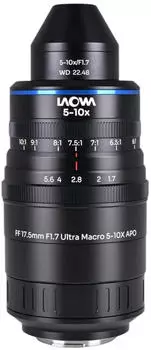 LAOWA Aksen 17.5mm f1.7 Ultra Macro 5-10x APO MFT