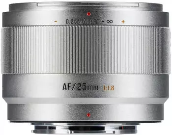 7artisans AF 25mm f1.8 Lite Fuji X silber
