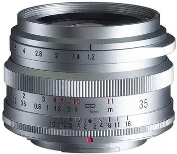 Voigtländer 35mm f1.2 Nokton X-Mount silber