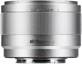 7artisans AF 50mm f1.8 Lite Fuji X silber