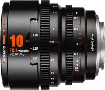 7artisans Hope 10mm T2.1 S35 Cine f&uuml;r Fujifilm X schwarz