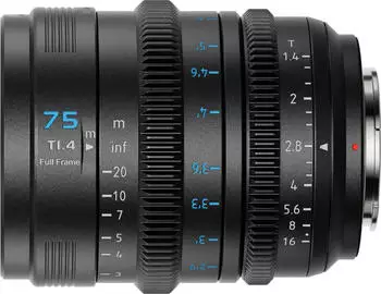 Sirui Vision Prime 1 75mm T1.4 Full-Frame Cine f&uuml;r Sony E schwarz (VP-1-75B)