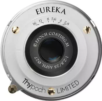 Thypoch Eureka 28mm 2.8 inkl. M-X Adapter für Leica M weiß/silber (TP-E2824MA-SRADR)
