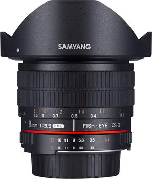 Samyang 8mm f3.5 UMC Fish-Eye CS II [Canon EF-M]