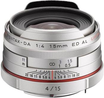 Pentax HD DA 15mm f4 ED AL Limited (silber)