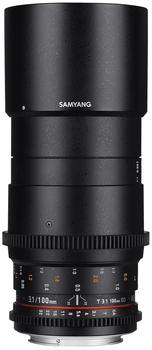 Samyang 100mm T3.1 VDSLR ED UMC macro Nikon