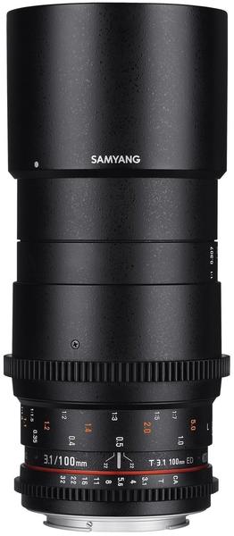Samyang 100mm T3.1 VDSLR ED UMC macro Nikon