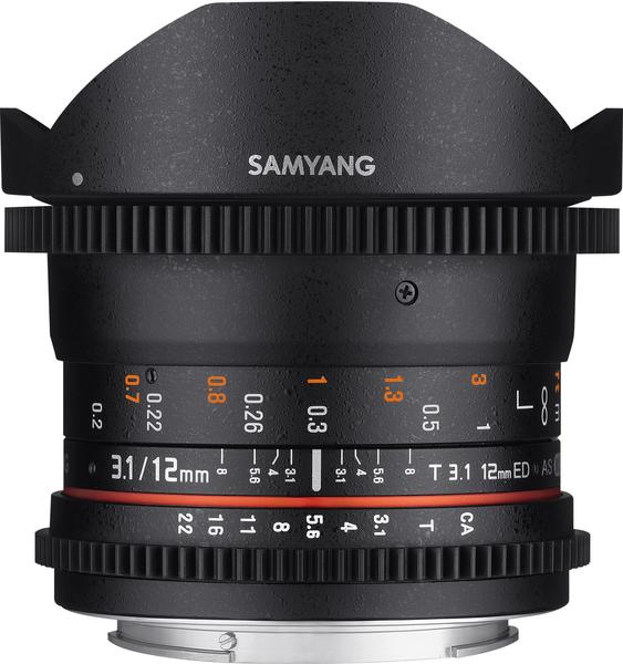 Samyang 12mm T3.1 ED AS NCS Fish-eye VDSLR [Nikon]