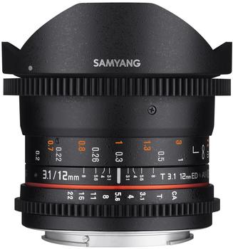 Samyang 12mm T3.1 ED AS NCS Fish-eye VDSLR [Canon EF]