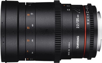 Samyang 135 mm T2,2 ED UMC VDSLR Nikon F
