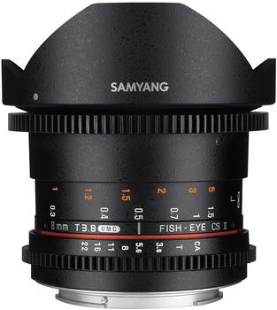 Samyang 8mm T3.8 VDSLR UMC Fish-eye CS II [Pentax K]