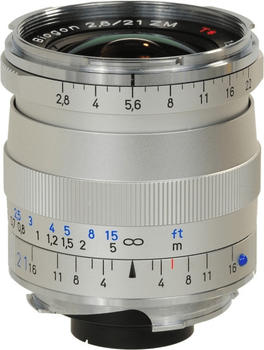 Zeiss Biogon T* 2.8/21 ZM (silber)