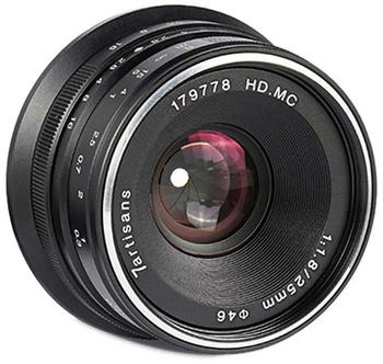 7artisans 25mm f1.8 Canon EF-M black