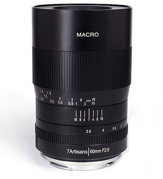 7artisans 60mm f2.8 Makro Canon M