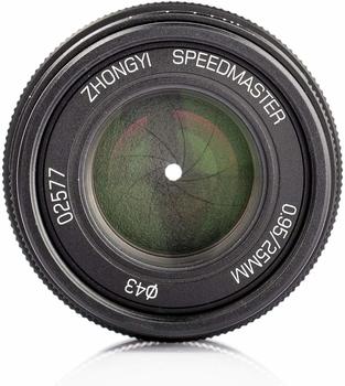 ZHONGYI Mitakon Speedmaster 25mm F0,95 Micro Four Thirds schwarz