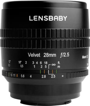 Lensbaby Velvet 28 Canon RF schwarz