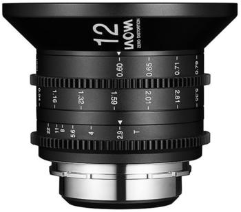 LAOWA 12mm T2.9 ZERO-D Cine Sony FE (metric)