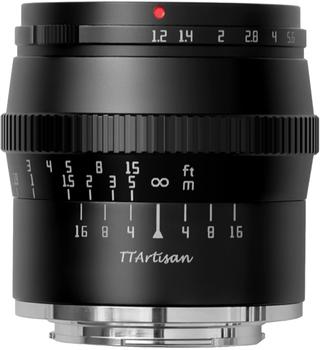 TTArtisan 50mm f1.2 Canon EF-M schwarz