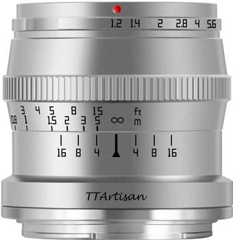 TTArtisan 50mm f1.2 Nikon Z silber