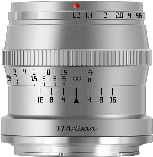 TTArtisan 50mm f1.2 Nikon Z silber