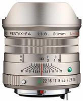 Pentax HD FA 77mm f/1,8 Limited silber Pentax K Vollformat