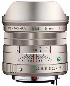 Pentax HD FA 77mm f1.8 Limited silber