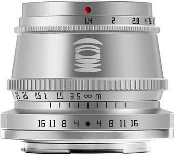 TTArtisan 35mm f1.4 Canon EOS-M silber