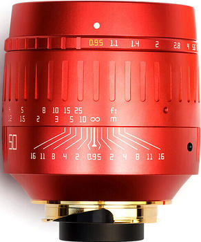 TTArtisan M 50mm f0.95 Leica M Red Edition