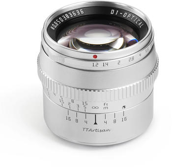 TTArtisan 50mm f1.2 Fujifilm X silber