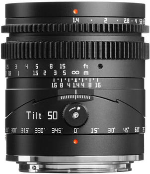 TTArtisan 50mm f1.4 Tilt Nikon Z